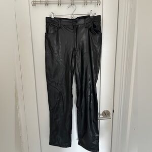 Abercrombie Faux Leather Pants